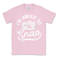 Bubblegum Pink i'm about to snap photography photographer camera men women t shirt Classic Tee - linhVisuals