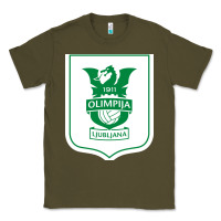 Army Green eiteun olimpija ljubljana Classic Tee - linhVisuals
