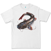 White Catfish Illustrations Premium Tee - LillyAllenDesigns