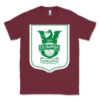 Burgundy eiteun olimpija ljubljana Classic Tee - linhVisuals