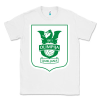 White eiteun olimpija ljubljana Classic Tee - linhVisuals