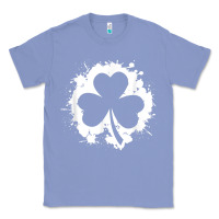 Colony Blue irish pride clover leaf  saint irish pats st. patrick's day t shirt Classic Tee - linhVisuals