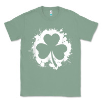 Sage irish pride clover leaf  saint irish pats st. patrick's day t shirt Classic Tee - linhVisuals