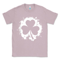 Lilac irish pride clover leaf  saint irish pats st. patrick's day t shirt Classic Tee - linhVisuals