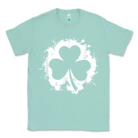Seafoam irish pride clover leaf  saint irish pats st. patrick's day t shirt Classic Tee - linhVisuals