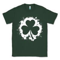Sports Green irish pride clover leaf  saint irish pats st. patrick's day t shirt Classic Tee - linhVisuals