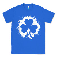 True Royal irish pride clover leaf  saint irish pats st. patrick's day t shirt Classic Tee - linhVisuals