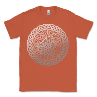 Copper ireland celtic knotwork design ornament wolf original celtic pullover Classic Tee - linhVisuals