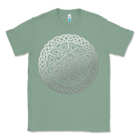Sage ireland celtic knotwork design ornament wolf original celtic pullover Classic Tee - linhVisuals