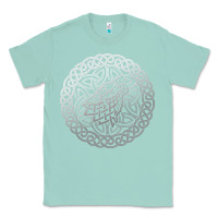 Seafoam ireland celtic knotwork design ornament wolf original celtic pullover Classic Tee - linhVisuals