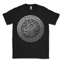 Black ireland celtic knotwork design ornament wolf original celtic pullover Classic Tee - linhVisuals