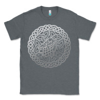 Charcoal Heather ireland celtic knotwork design ornament wolf original celtic pullover Classic Tee - linhVisuals