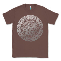Chestnut ireland celtic knotwork design ornament wolf original celtic pullover Classic Tee - linhVisuals