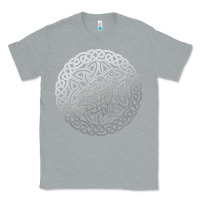 Heather Grey ireland celtic knotwork design ornament wolf original celtic pullover Classic Tee - linhVisuals