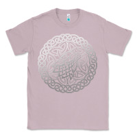Lilac ireland celtic knotwork design ornament wolf original celtic pullover Classic Tee - linhVisuals