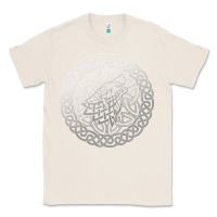 Natural ireland celtic knotwork design ornament wolf original celtic pullover Classic Tee - linhVisuals