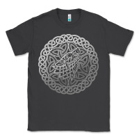 Ireland Celtic Knotwork Design Ornament Wolf Original Celtic Pullover Classic Tee | Teevron