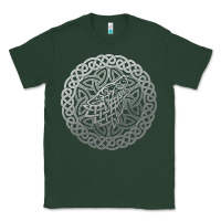 Sports Green ireland celtic knotwork design ornament wolf original celtic pullover Classic Tee - linhVisuals