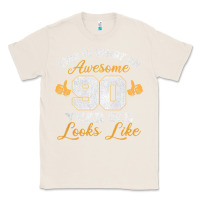 Natural 90th birthday novelty gift awesome 90 year old t shirt Classic Tee - linhVisuals