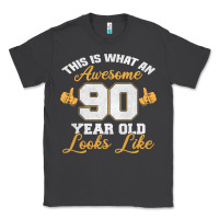 90th Birthday Novelty Gift Awesome 90 Year Old T Shirt Classic Tee | Teevron