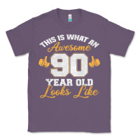 Lavender 90th birthday novelty gift awesome 90 year old t shirt Classic Tee - linhVisuals