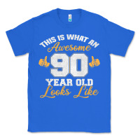 True Royal 90th birthday novelty gift awesome 90 year old t shirt Classic Tee - linhVisuals