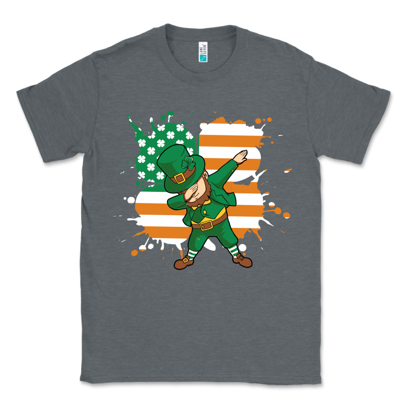 Dabbing Leprechaun Irish American Flag Classic Tee by linhVisuals | Teevron