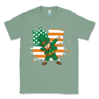 Sage dabbing leprechaun irish american flag Classic Tee - linhVisuals