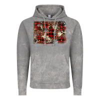 Cloud Rock christmas leopard cowhide background Vintage Hoodie - BarkalooDesign
