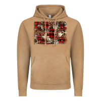 Vintage Camel christmas leopard cowhide background Vintage Hoodie - BarkalooDesign