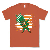 Copper dabbing leprechaun irish american flag Classic Tee - linhVisuals