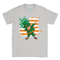 Moon Dust dabbing leprechaun irish american flag Classic Tee - linhVisuals