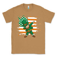 Toasted Coconut dabbing leprechaun irish american flag Classic Tee - linhVisuals