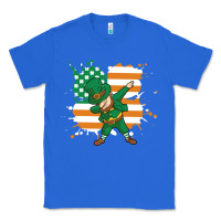 True Royal dabbing leprechaun irish american flag Classic Tee - linhVisuals