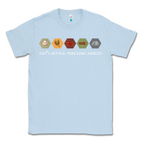 Dusty Blue let's settle this like adults board game night shirt Classic Tee - linhVisuals