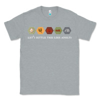 Heather Grey let's settle this like adults board game night shirt Classic Tee - linhVisuals