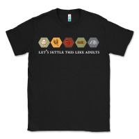 Black let's settle this like adults board game night shirt Classic Tee - linhVisuals