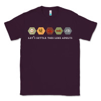 Plum let's settle this like adults board game night shirt Classic Tee - linhVisuals