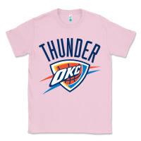 Bubblegum Pink suitable-oklahoma-city-thunder-worn Classic Tee - linhVisuals