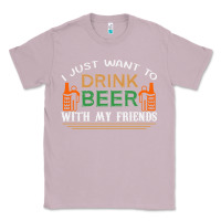 Lilac i just want to drink with my friends Classic Tee - linhVisuals