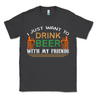 Smoke i just want to drink with my friends Classic Tee - linhVisuals