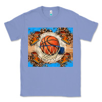 Colony Blue basketball Classic Tee - FaDigitalArtStudio