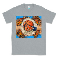 Heather Grey basketball Classic Tee - FaDigitalArtStudio