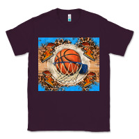Plum basketball Classic Tee - FaDigitalArtStudio