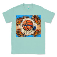 Seafoam basketball Classic Tee - FaDigitalArtStudio