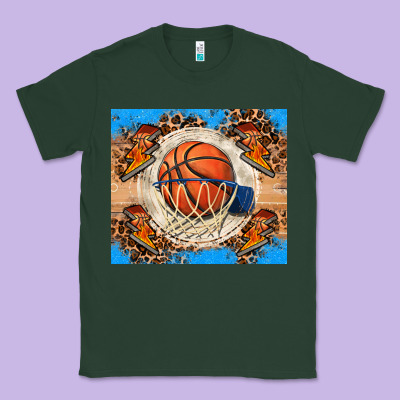 Basketball Classic Tee Designed By Fadigitalartstudio