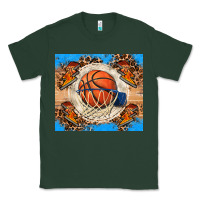 Sports Green basketball Classic Tee - FaDigitalArtStudio