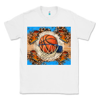 White basketball Classic Tee - FaDigitalArtStudio
