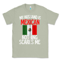 Matcha my husband is mexican nothing scares me funny husband zip hoodie Classic Tee - linhVisuals