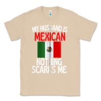 Mushroom my husband is mexican nothing scares me funny husband zip hoodie Classic Tee - linhVisuals